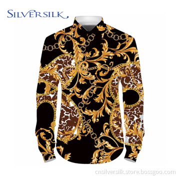 Custom design printed long sleeve shirt